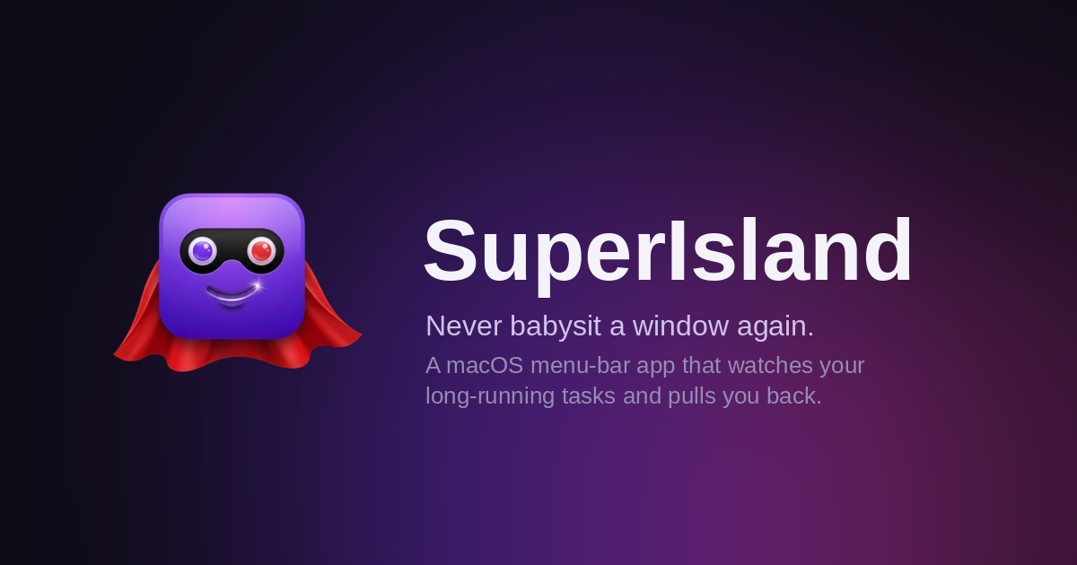 SuperIsland — website preview